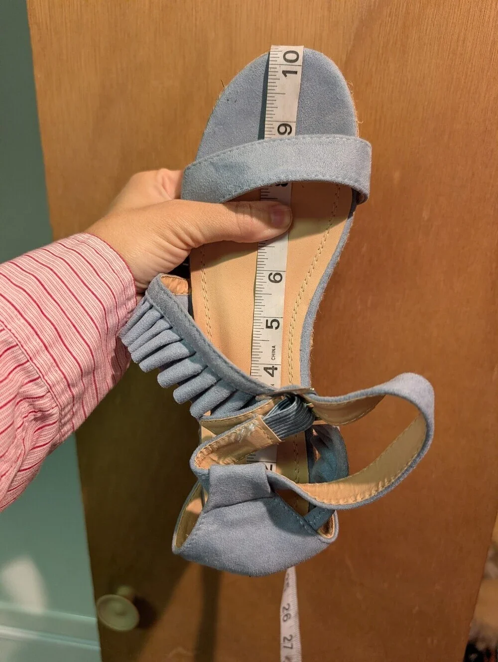 Chase + Chloe Wedge Sandle
